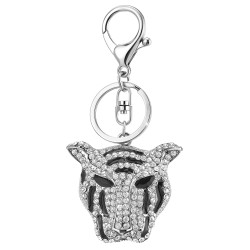 BR01 Tiger head bag charm...