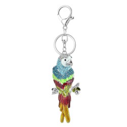 BR01 parrot bag charm...