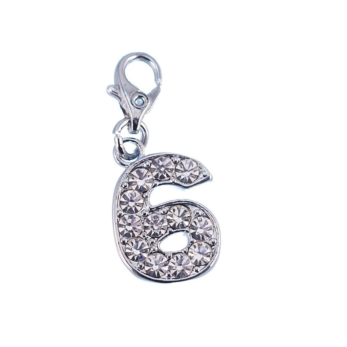 Chiffre 6 strass